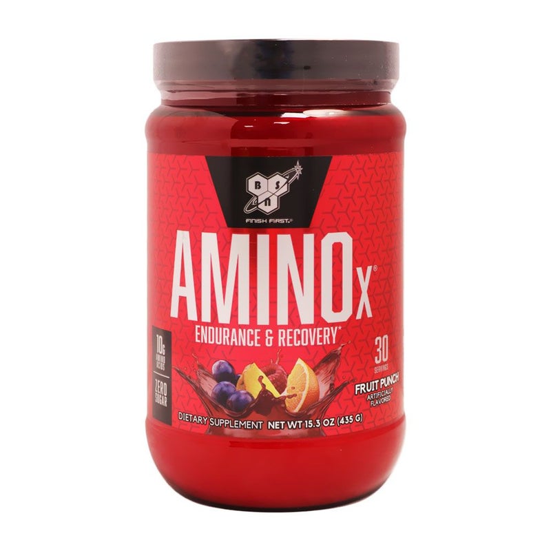 BSN Amino X Endurance and Recovery Fruit Punch Powder 30 Servings 435 g