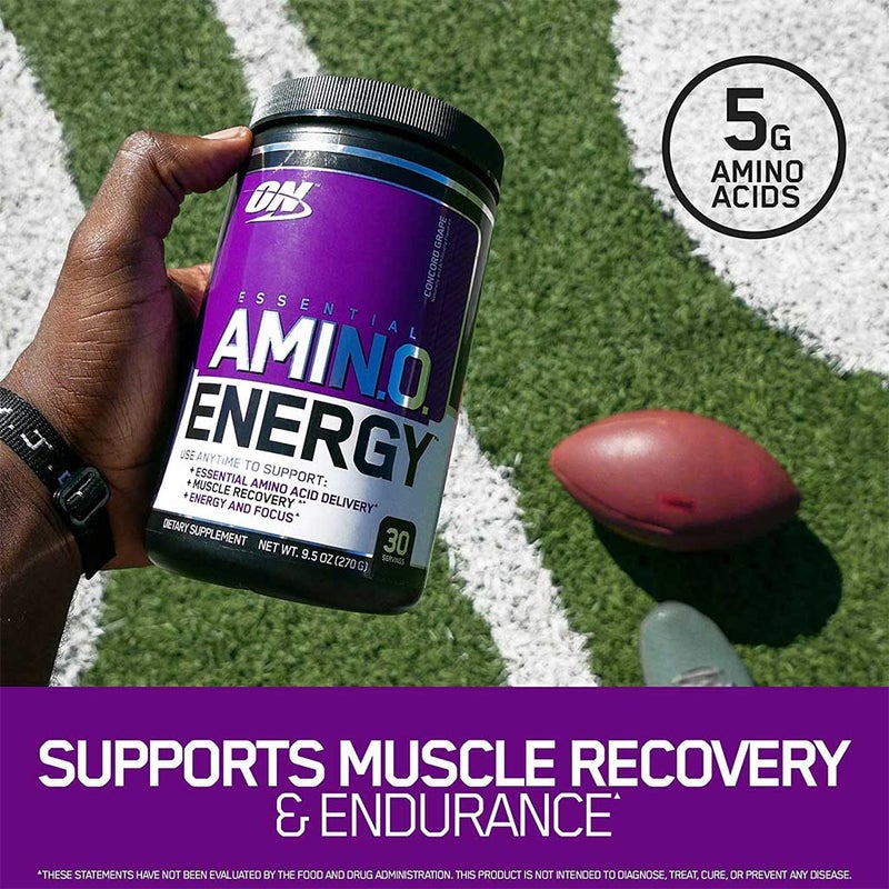 Optimum Nutrition Essential Amino Energy COptimum Nutritioncord Grape 270g 30 Servings