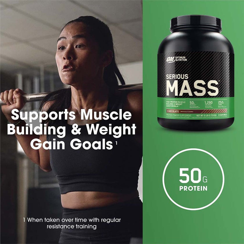 Optimum Nutrition Serious Mass Powder Chocolate 6lb