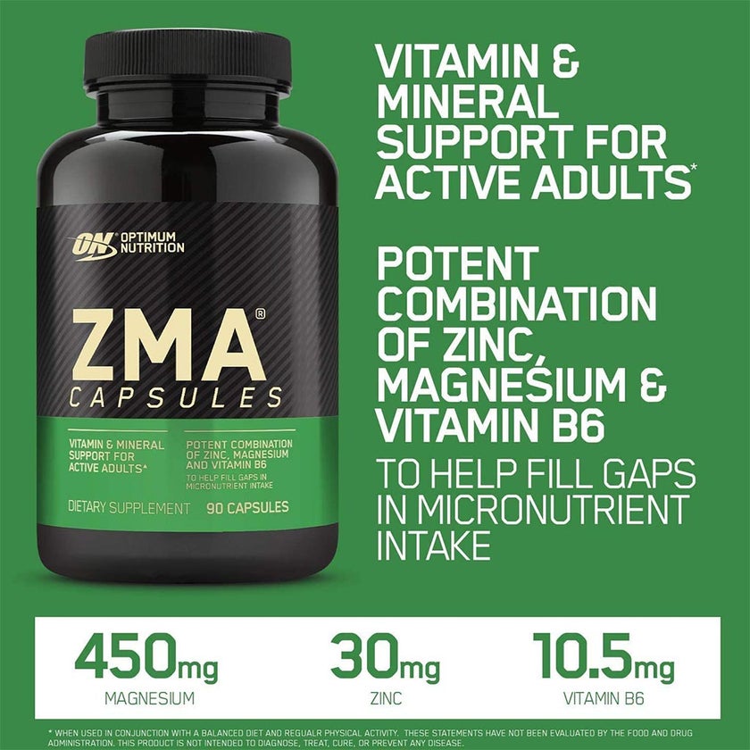 Optimum nutrition ZMA Capsules, Pack of 90's