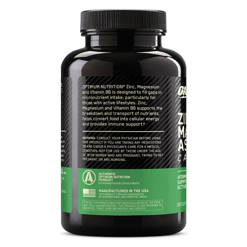 Optimum nutrition ZMA Capsules, Pack of 90's