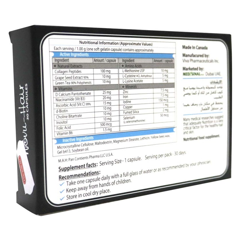 Novuhair Capsules, Pack of 30's