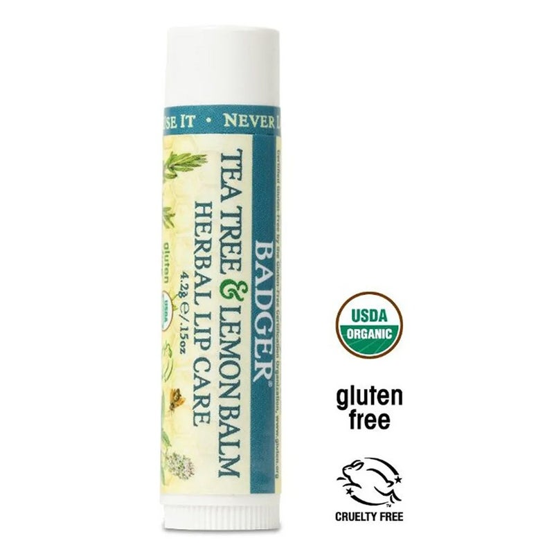 Badger Tea Tree & Lemon Herbal Lip Balm 4.2 g 22551