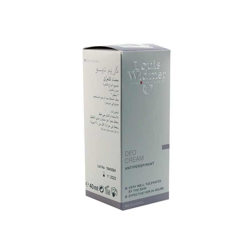 Louis Widmer Antiperspirant Scented Deo Cream 40ml