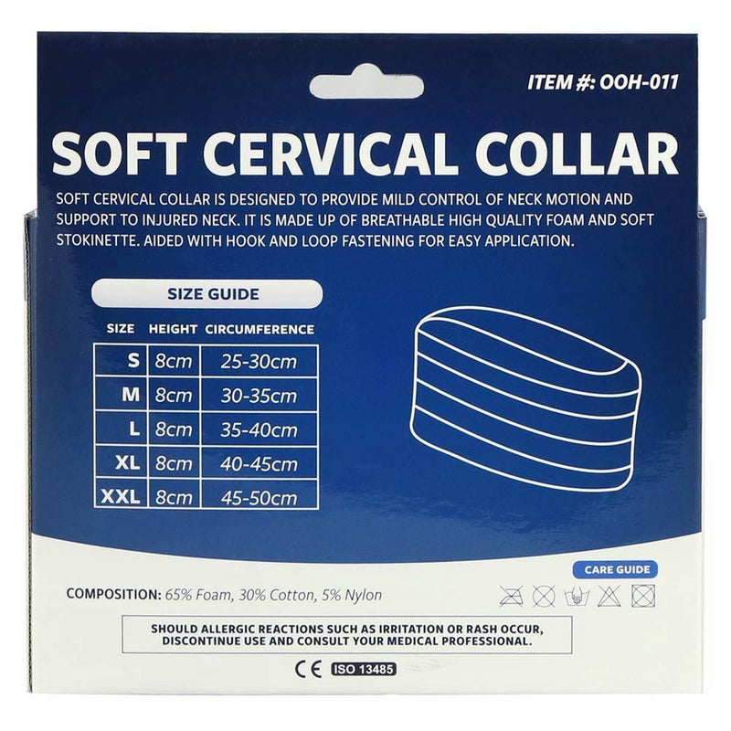 Olympa Soft Cervical Collar White Medium OOH-011