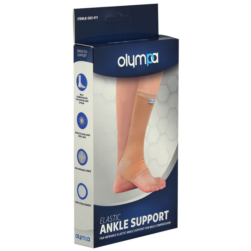 Olympa Elastic Ankle Support Beige Extra Large OES-911