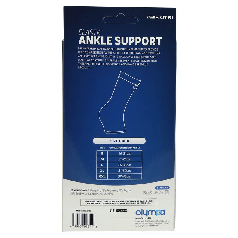 Olympa Elastic Ankle Support Beige Extra Large OES-911