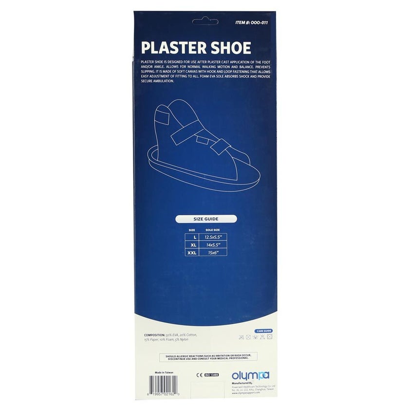 Olympa Plaster Shoe Blue Extra Extra Large OOO-011