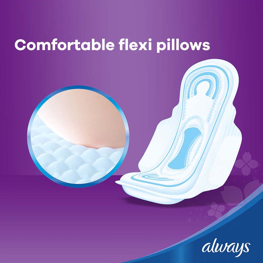Always Cool & Dry, No Heat Feel, Maxi Thick, Large Sanitary Pads With Wings, Pack of 30's