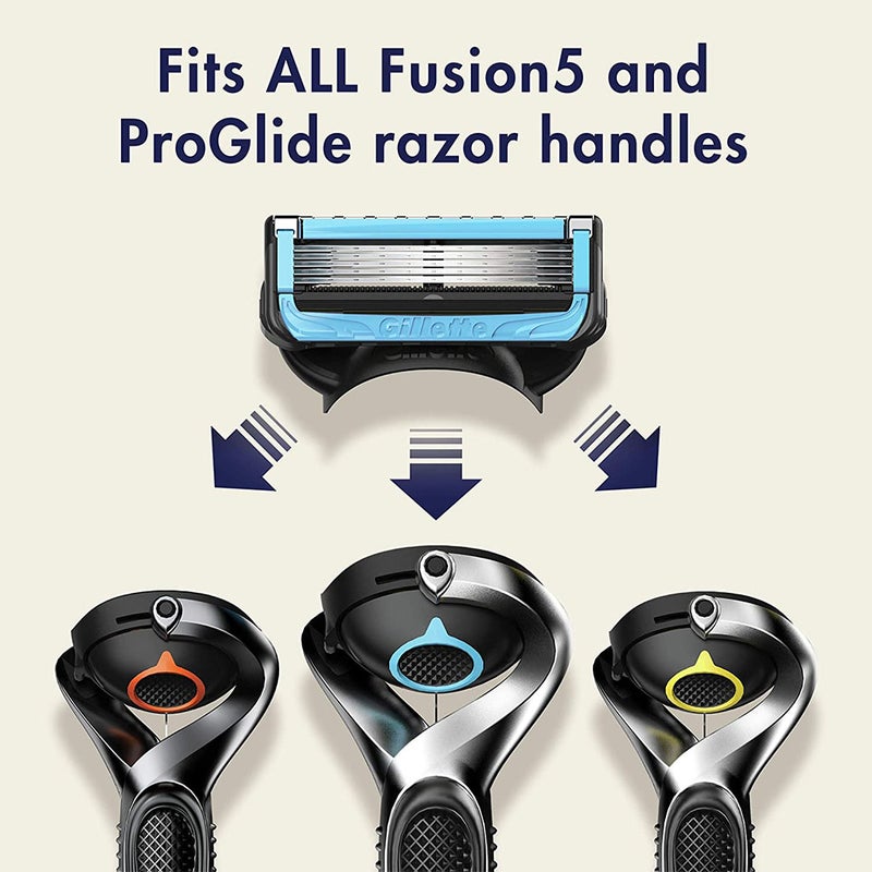 Gillette Fusion 5 ProShield Chill Men's Razor Blades, Pack of 4's