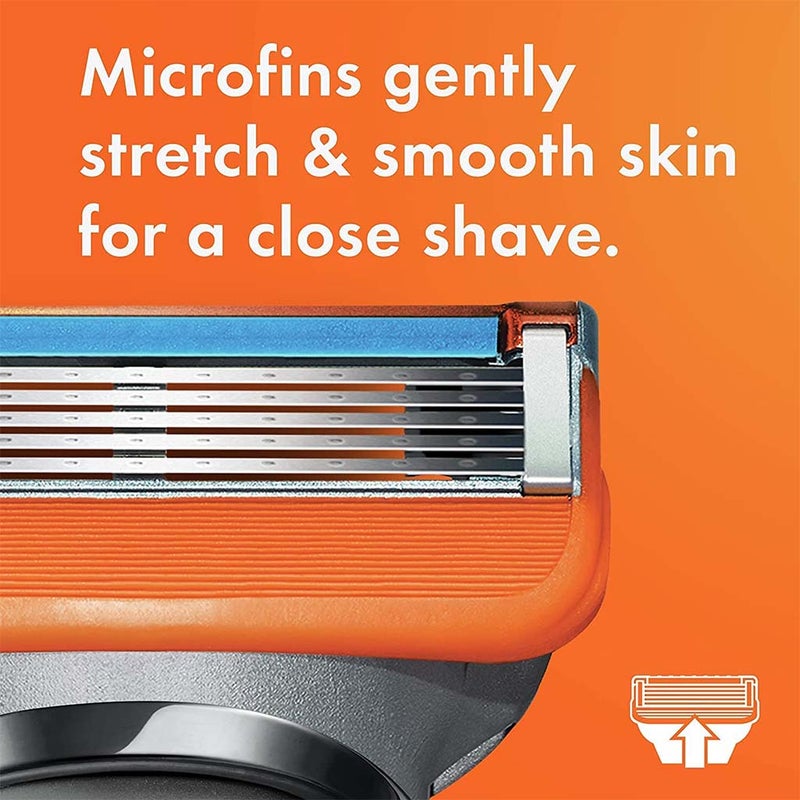 Gillette Fusion 5 Men's Razor, Pack of 1 Handle + 2 Blades