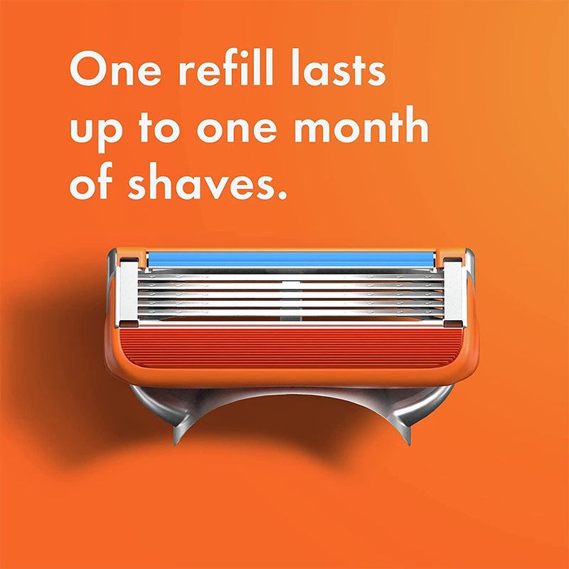 Gillette Fusion 5 Men's Razor, Pack of 1 Handle + 2 Blades