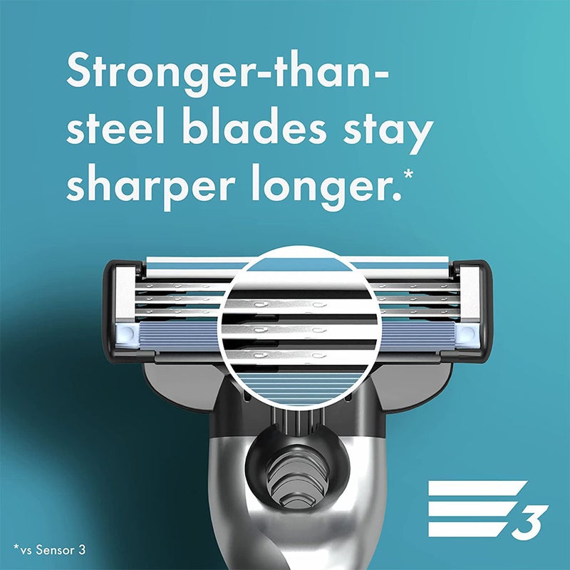Gillette Mach3 Razor, Pack of 1 Handle + 2 Blades