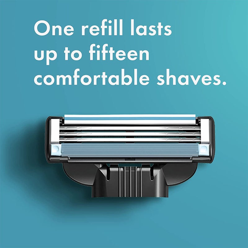 Gillette Mach3 Razor, Pack of 1 Handle + 2 Blades