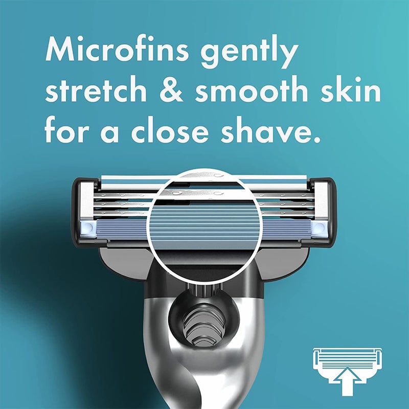 Gillette Mach3 Razor, Pack of 1 Handle + 2 Blades