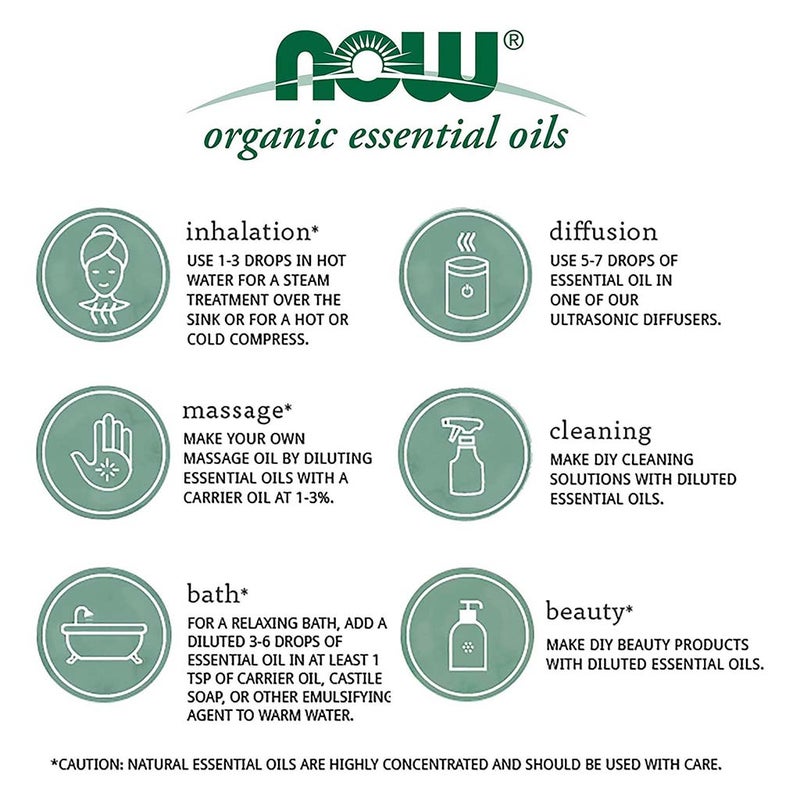Now Essential Oils Tea Tree Oil For Aromatherapy 30ml