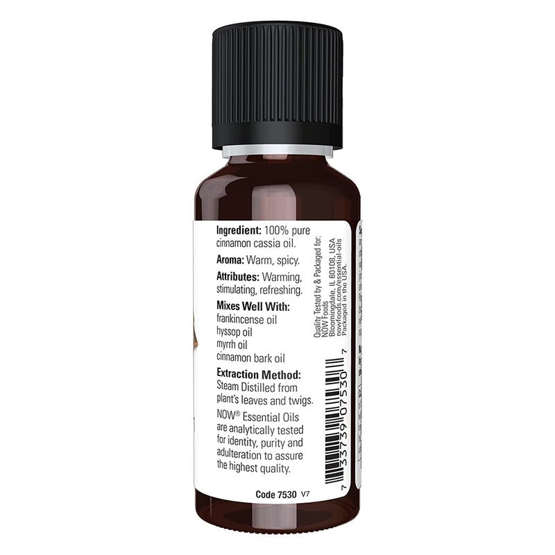 Now Essential Oils Cinnamon Cassia Oil For Aromatherapy 30ml