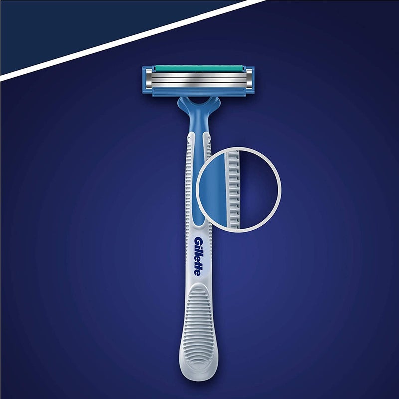 Gillette Blue Simple 3 Men's Disposable Razor, Pack of 4's 
