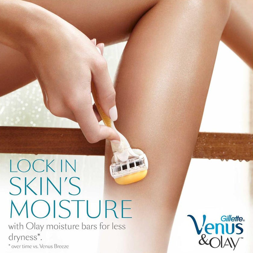 Gillette Venus & Olay Women's Razor Blade Refills, Pack of 4's