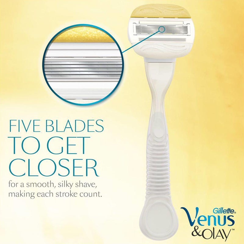 Gillette Venus & Olay Women's Razor Blade Refills, Pack of 4's