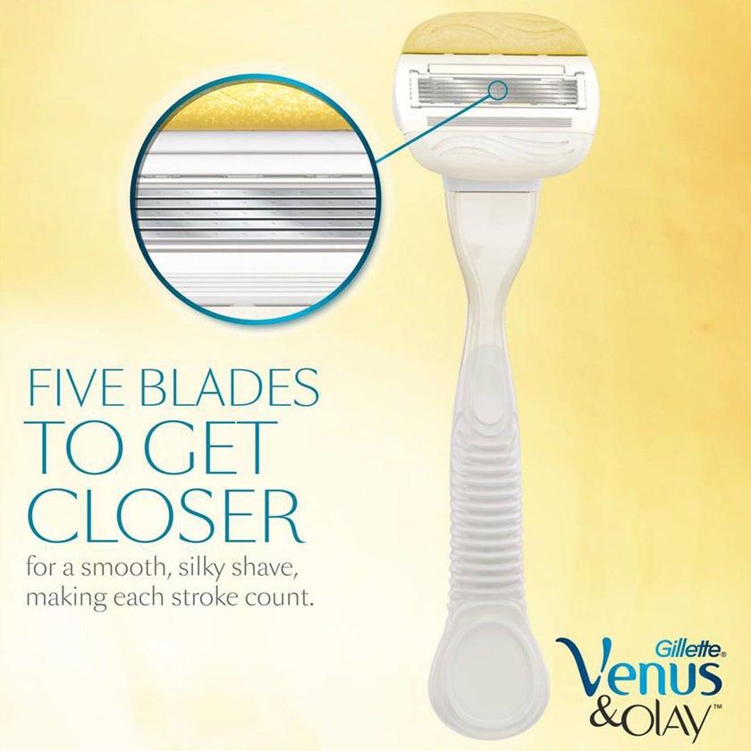 Gillette Venus & Olay Women's Razor Blade Refills, Pack of 4's