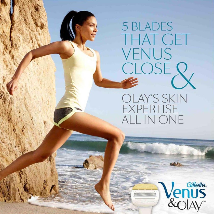Gillette Venus & Olay Women's Razor Blade Refills, Pack of 4's
