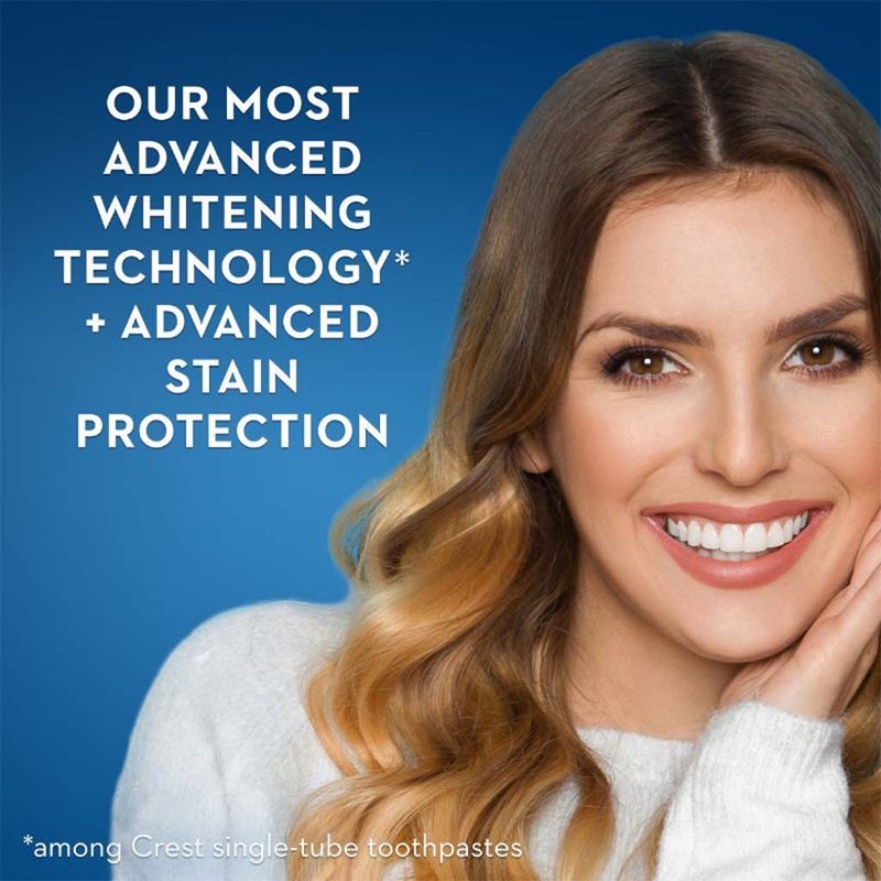 Crest 3D White Brilliance, Perfection, Advanced Whitening, Enamel Safe Toothpaste 75ml