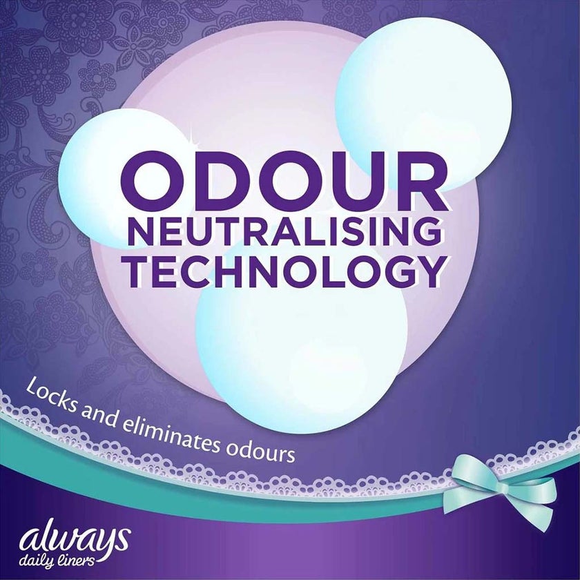 Always Daily Liners Comfort Protect, Normal Pantyliners, Pack of 20's