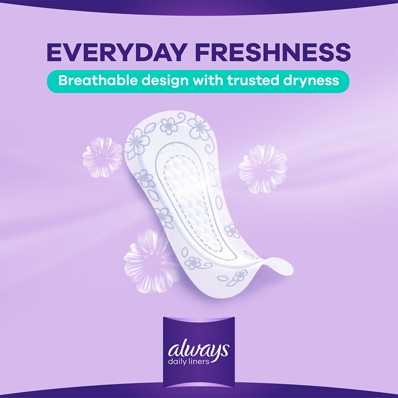 Always Daily Liners Comfort Protect With Fresh Scent, Normal Pantyliners, Pack of 20's