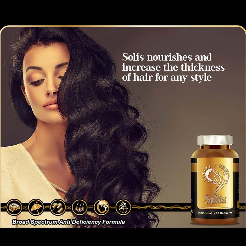 Solis Multivitamin Supplement Capsules with Herbal Extracts, Pack of 90's