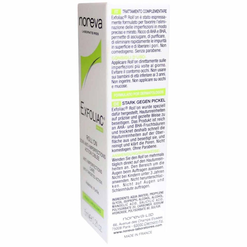 Noreva Exfoliac Anti-Imperfections Treatment Roll-On 5 mL
