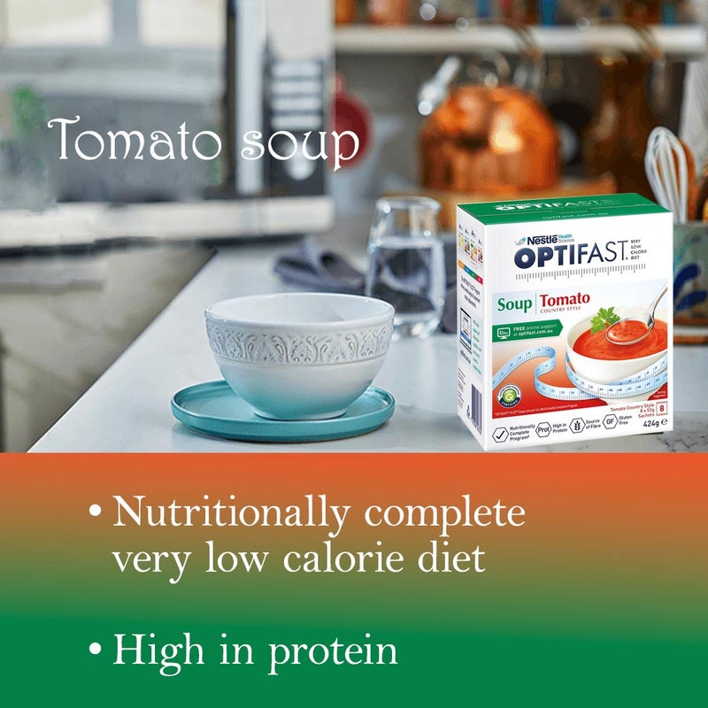 Nestle Optifast VLCD Tomato Soup Sachets 53 g 8's