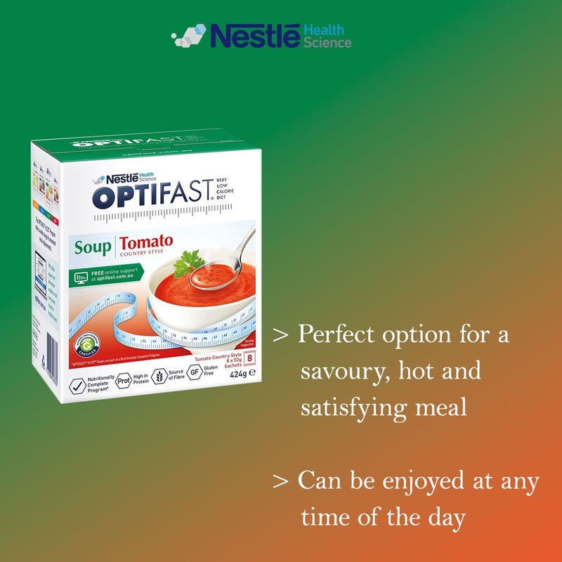 Nestle Optifast VLCD Tomato Soup Sachets 53 g 8's