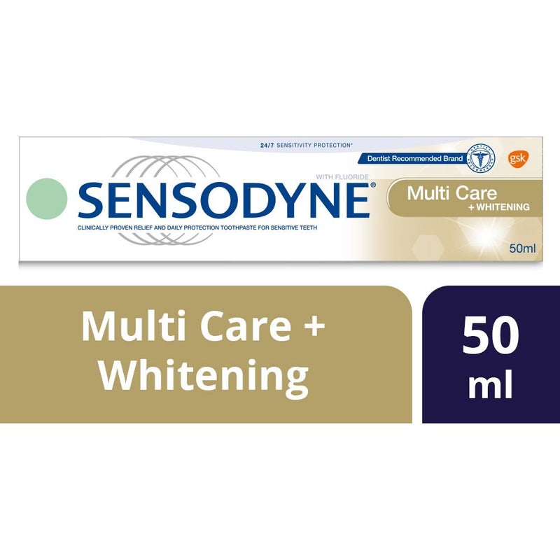 Sensodyne Multi Care + Whitening Toothpaste 50 mL