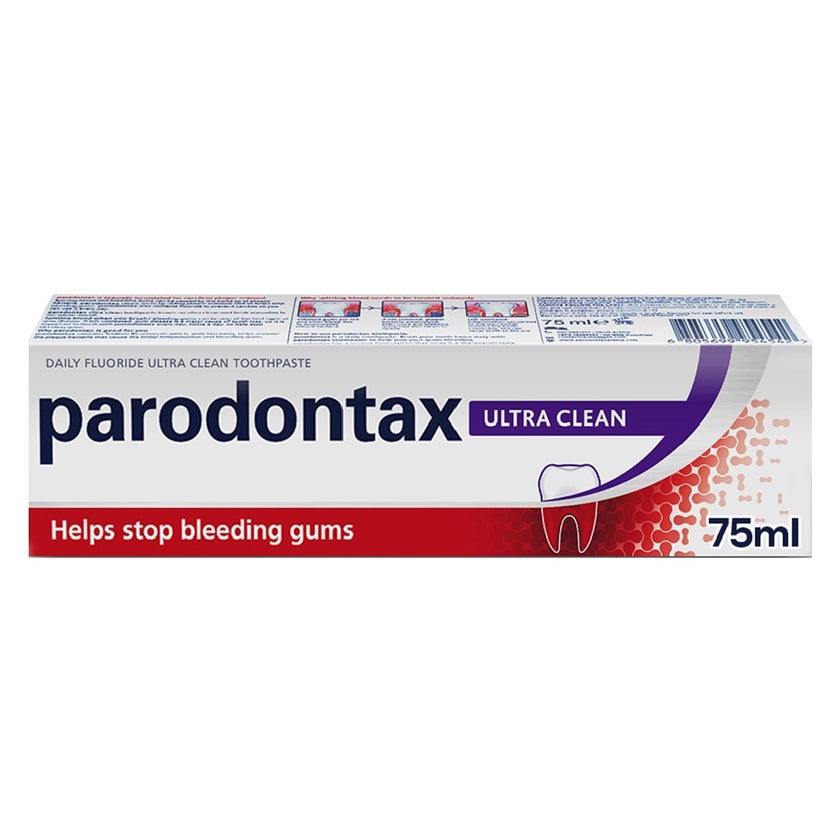 Parodontax Ultra Clean Toothpaste for Bleeding Gums 75ml