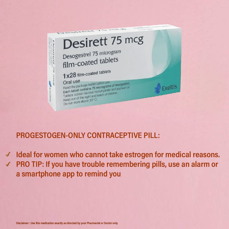 Desirett Film-Coated Tablets, Pack of 28's