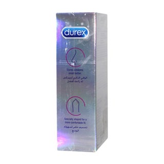 Durex Invisible Extra Lubricated Condoms 12's