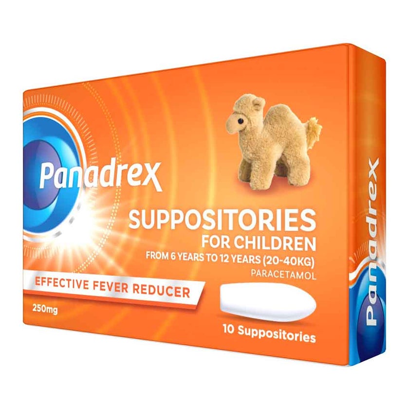 Panadrex 250mg Suppository, Pack of 10's