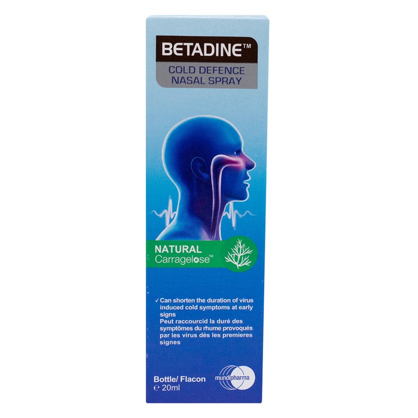 Betadine Cold Defense Nasal Spray 20ml