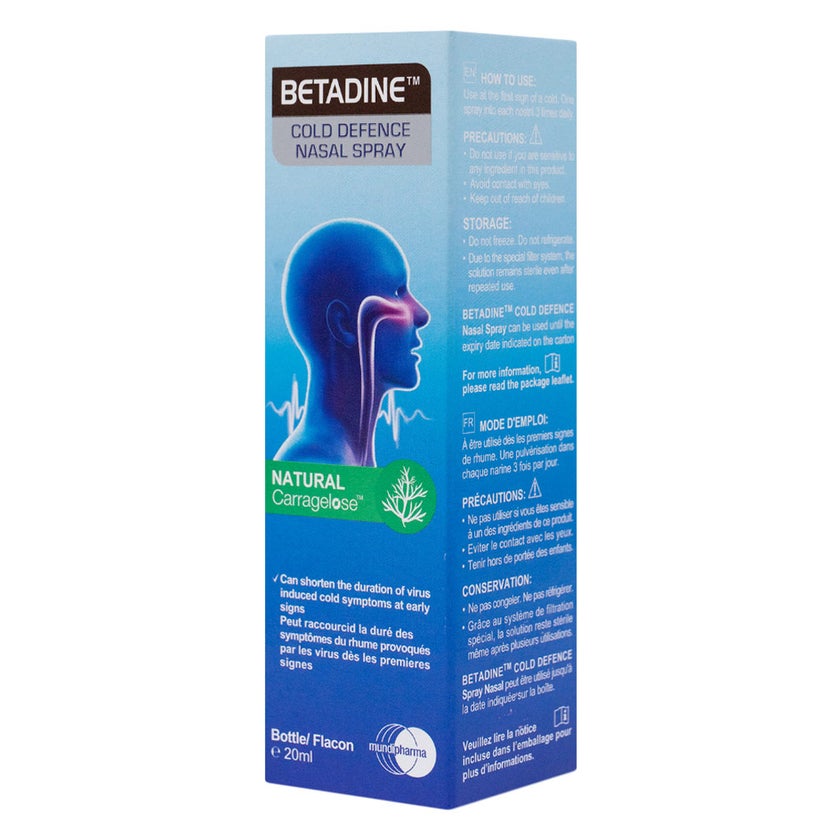 Betadine Cold Defense Nasal Spray 20ml