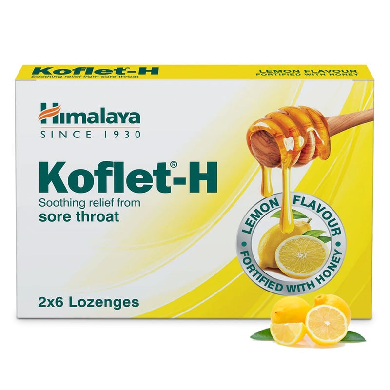 Himalaya Koflet-H Lemon Lozenges 12's