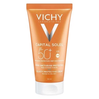 Vichy Capital Soleil Velvety Cream SPF 50+ Face Sunscreen For Normal To Dry Sensitive Skin 50ml