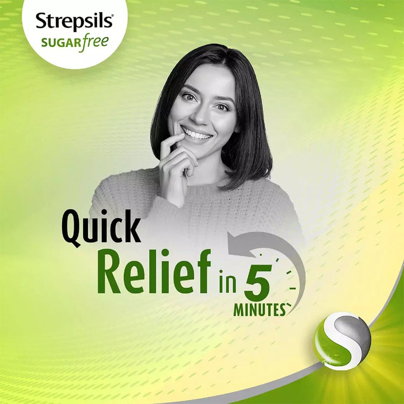 Strepsils Lemon Sugar Free Lozenges 36's