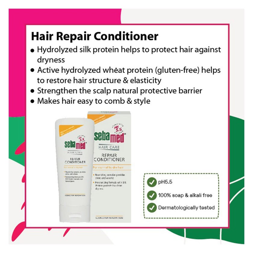 Sebamed Adult Hair Repair Conditioner 200ml