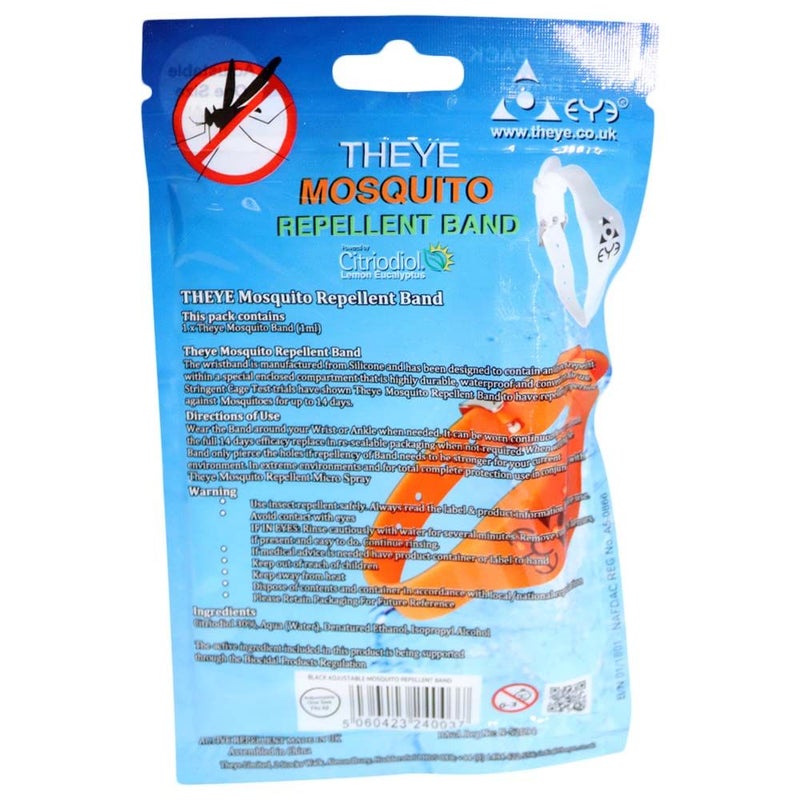 Theye Mosquito Adjustable Repellant Band White
