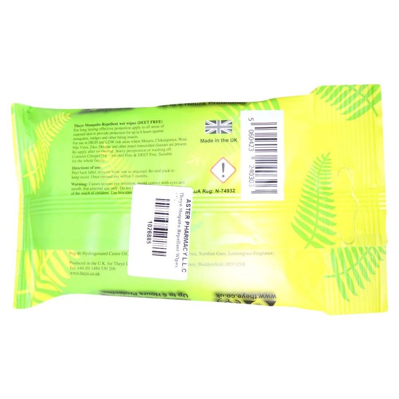 Theye Moquito Repellant Wipes 12's