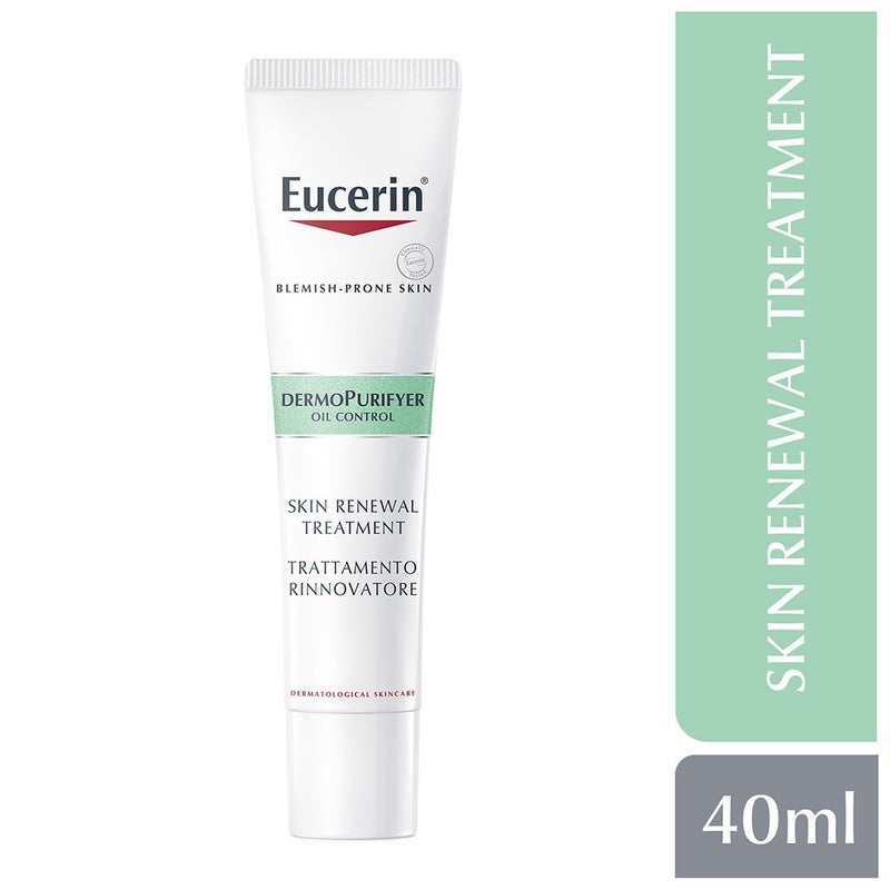 Eucerin Dermo Purifyer Oil Control Skin Renewal Treatment With AHA For Blemish Prone Skin 40ml