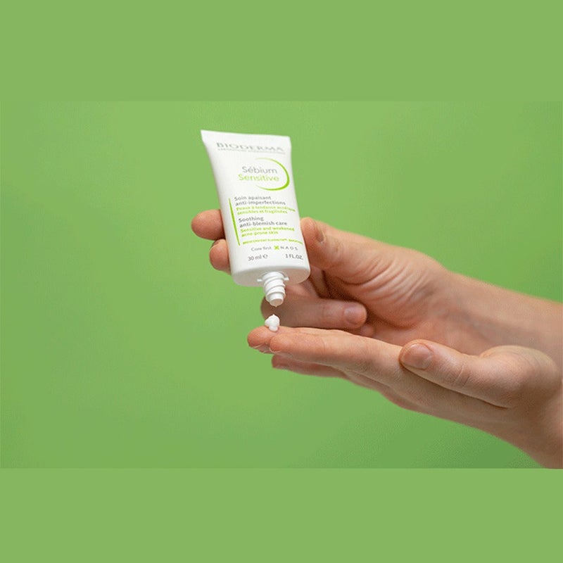 Bioderma Sebium Sensitive Soothing Anti-Blemish Care For Sensitive Acne-Prone Skin 30 mL