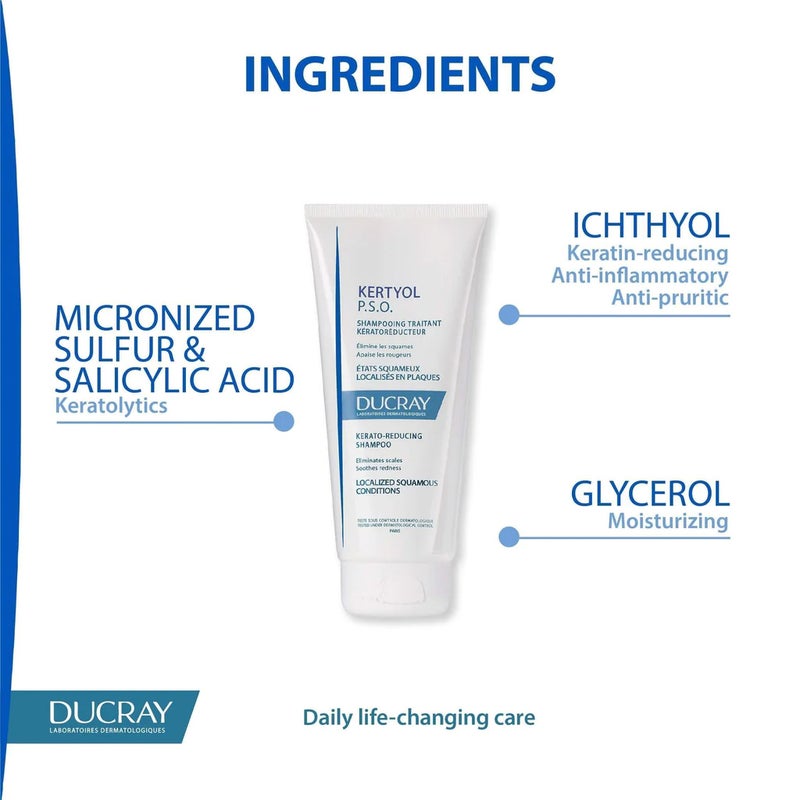 Ducray Kertyol P.S.O Shampoo 200 mL