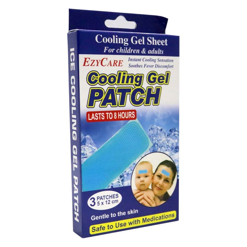 Ezycare Cooling Gel Patch 5 x 12cm, Pack of 3's - 41457